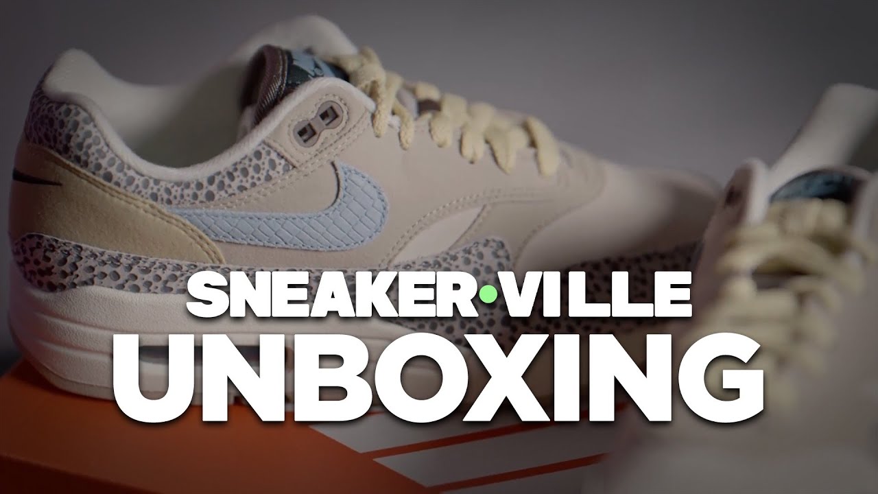 Sneakerville Unboxing – Nike Air Max 1 Safari Cobblestone
